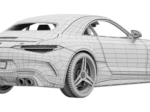 Brabus 750 AMG SL63 3D Model