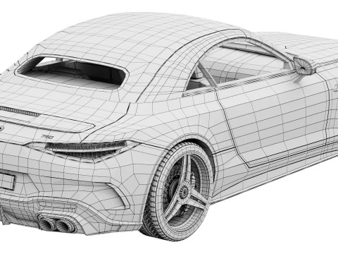 Brabus 750 AMG SL63 3D Model