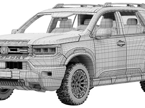 Honda Passport Trailsport 2026 3D Model