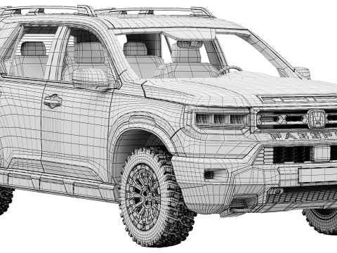 Honda Passport Trailsport 2026 Modèle 3D