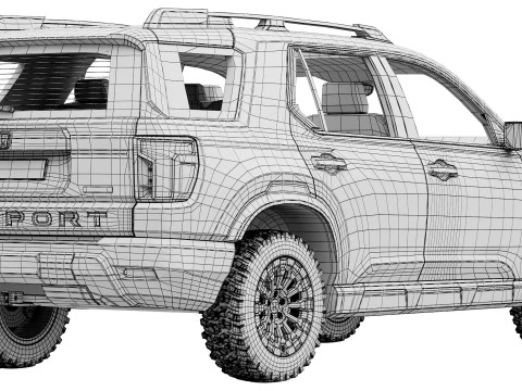 Honda Passport Trailsport 2026 3D Model