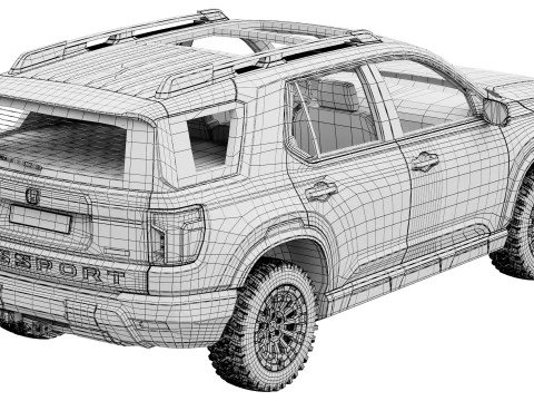 Honda Passport Trailsport 2026 3D Model