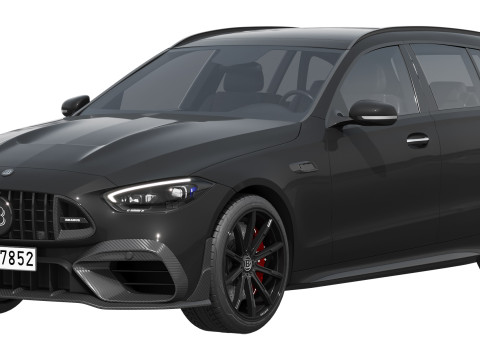 Brabus 730 AMG C63 Estate 3D Model