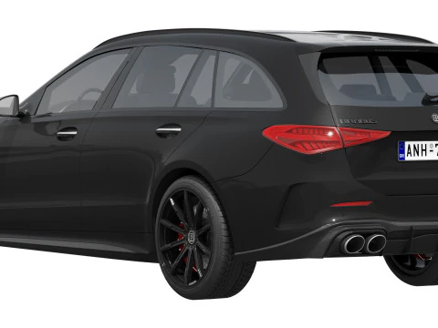 Brabus 730 AMG C63 Estate 3D Model