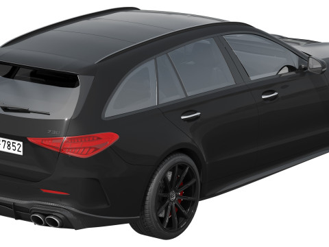 Brabus 730 AMG C63 Estate 3D 模型