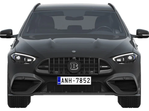 Brabus 730 AMG C63 Estate 3D Model