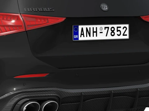 Brabus 730 AMG C63 Estate 3D Model