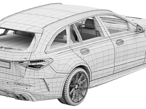 Brabus 730 AMG C63 Estate 3D 模型