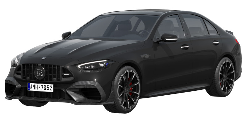 Brabus 730 AMG C63 3D Model .c4d .max .obj .3ds .fbx .stl .blend