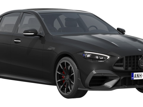 Brabus 730 AMG C63 3D Model