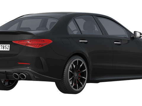 Brabus 730 AMG C63 3D Model