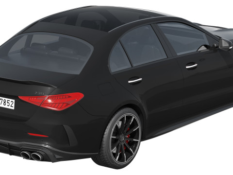 Brabus 730 AMG C63 3D Model