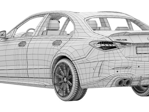 Brabus 730 AMG C63 3D Model