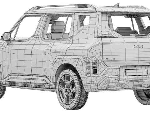Kia Syros 3D Model
