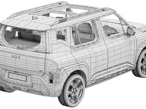 Kia Syros 3D Model