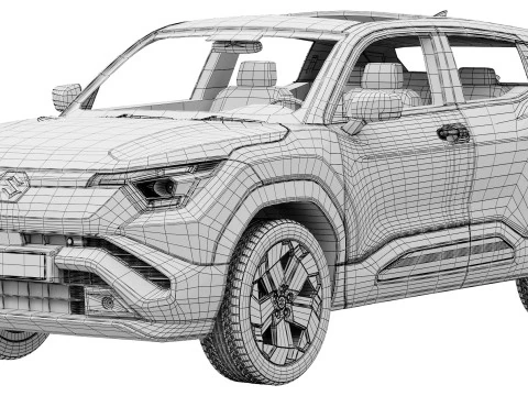 Suzuki e Vitara 2025 3D Model