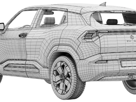 Suzuki e Vitara 2025 3D Model