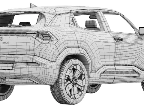 Suzuki e Vitara 2025 3D Model
