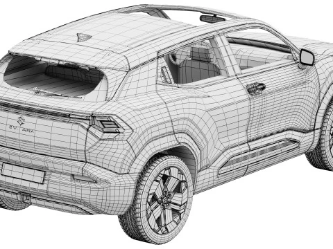Suzuki e Vitara 2025 3D Model