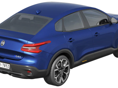 Citroen C4X 2025 3D Model