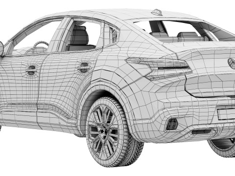 Citroen C4X 2025 Modelo 3D