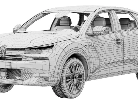 Citroen C4 2025 3D Model