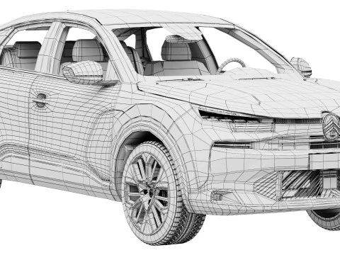 Citroen C4 2025 3D Model