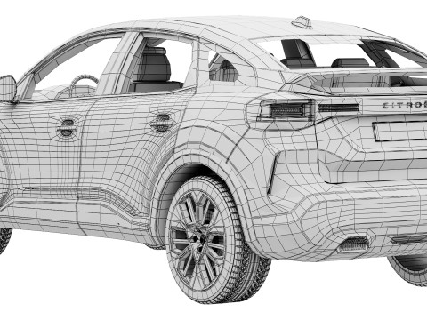 Citroen C4 2025 Modelo 3D