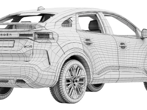 Citroen C4 2025 3D Model