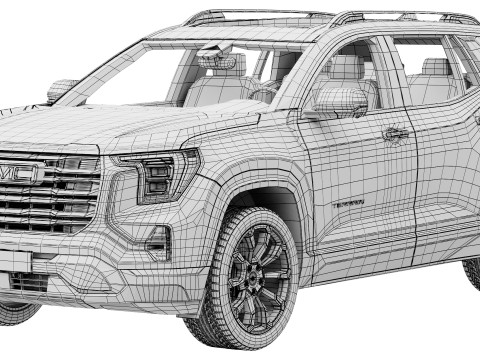 GMC Terrain 2025 3D मॉडल