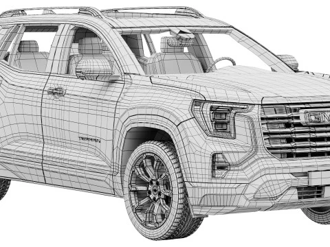 GMC Terrain 2025 3D Model