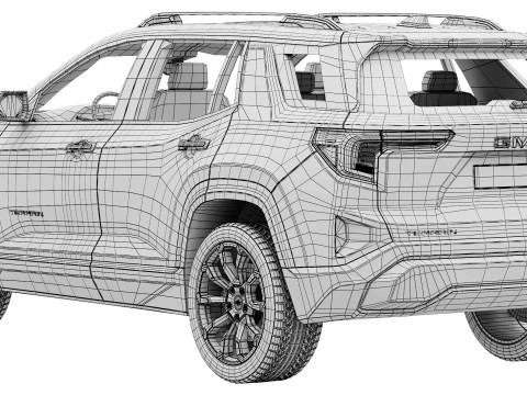 GMC Terrain 2025 3D मॉडल