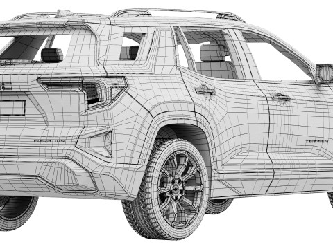 GMC Terrain 2025 3D मॉडल
