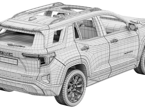GMC Terrain 2025 3D Model