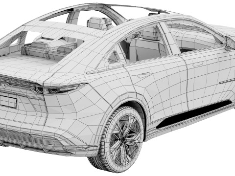 Mazda 6e 2026 Modèle 3D