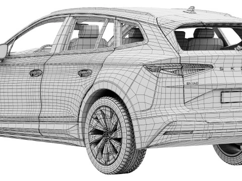 Skoda Enyaq 2025 3D Model