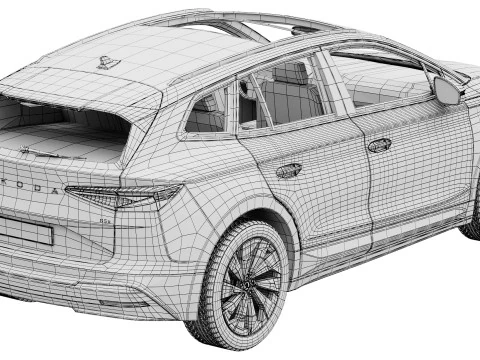 Skoda Enyaq 2025 3D Model