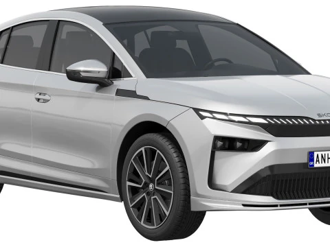 Skoda Enyaq Coupe 2025 3D Model