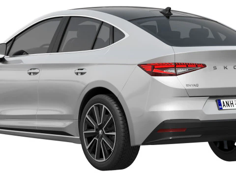 Skoda Enyaq Coupe 2025 3D Model
