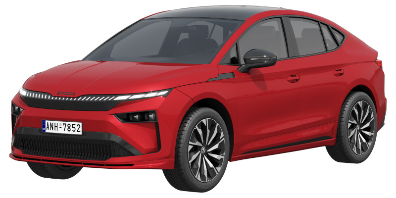 Skoda Enyaq Coupe Sportline 2025 3D मॉडल .c4d .max .obj .3ds .fbx .stl .blend