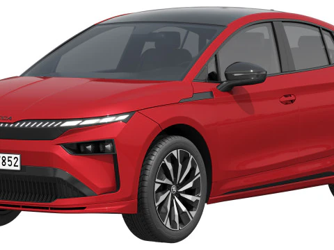 Skoda Enyaq Coupe Sportline 2025 Model 3D