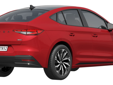 Skoda Enyaq Coupe Sportline 2025 3D मॉडल