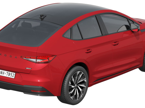 Skoda Enyaq Coupe Sportline 2025 3D मॉडल