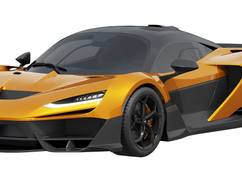 McLaren W1 2025 Model 3D