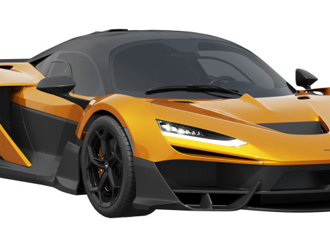 Mclaren W1 2025 Model 3D