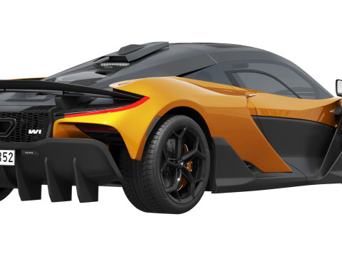 Mclaren W1 2025 Model 3D