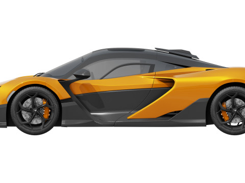 Mclaren W1 2025 Model 3D