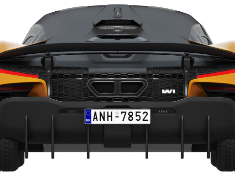 Mclaren W1 2025 Model 3D