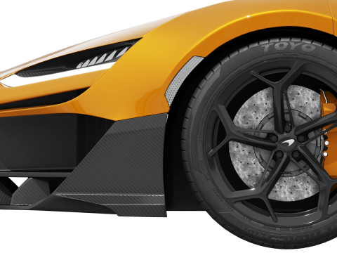 Mclaren W1 2025 Model 3D