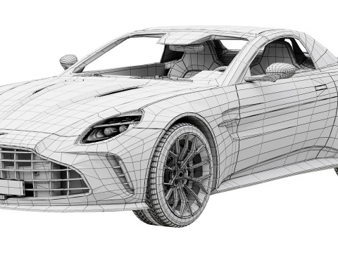 Aston Martin Vantage Roadster 2026 3D Model